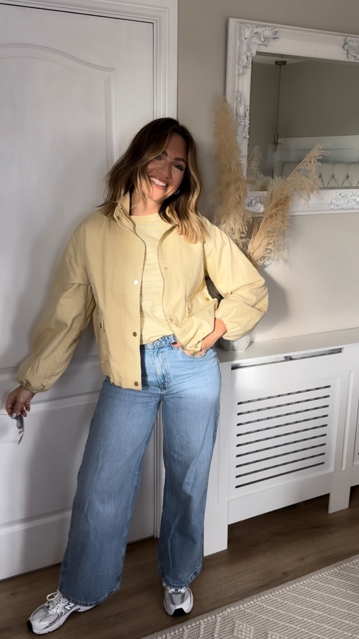 Butter Yellow Spring 💛 Outfit perfect for casual days! In Love with this Jacket, actually is perfect for spring weather!! 
.
#springjackets #yellowtrend

#LTKSpringSale