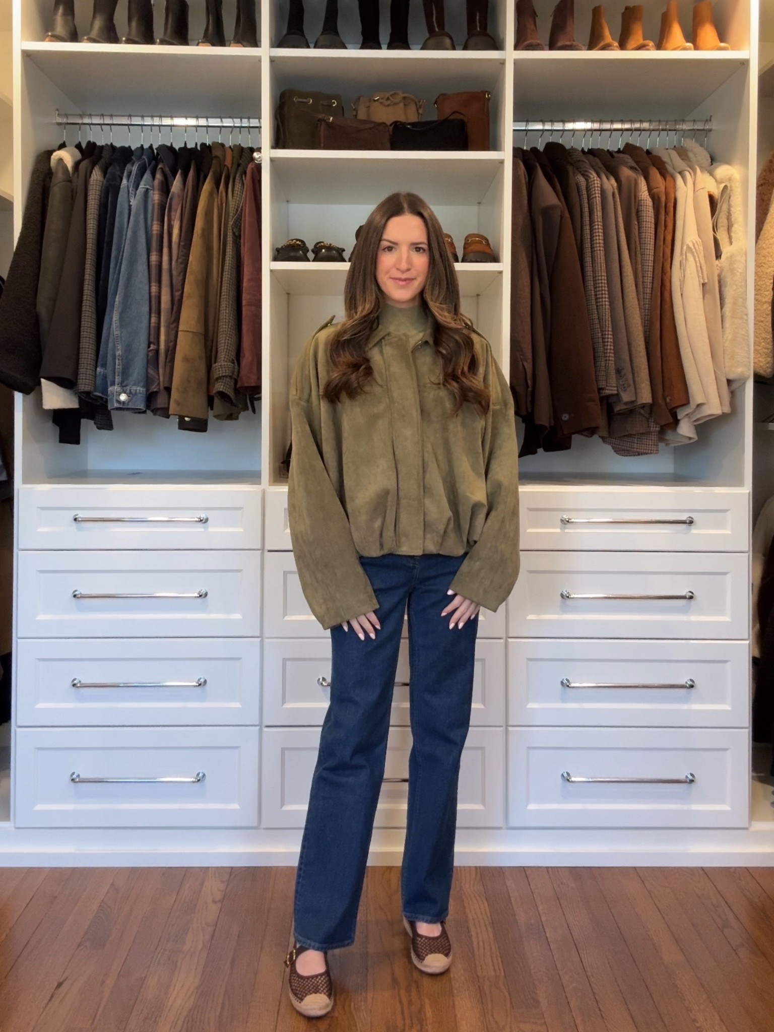 Size small sweater & jacket 

Zara 
Suede jacket 
Spring trends 

#LTKootd #LTKgrwm #LTKdayinmylife