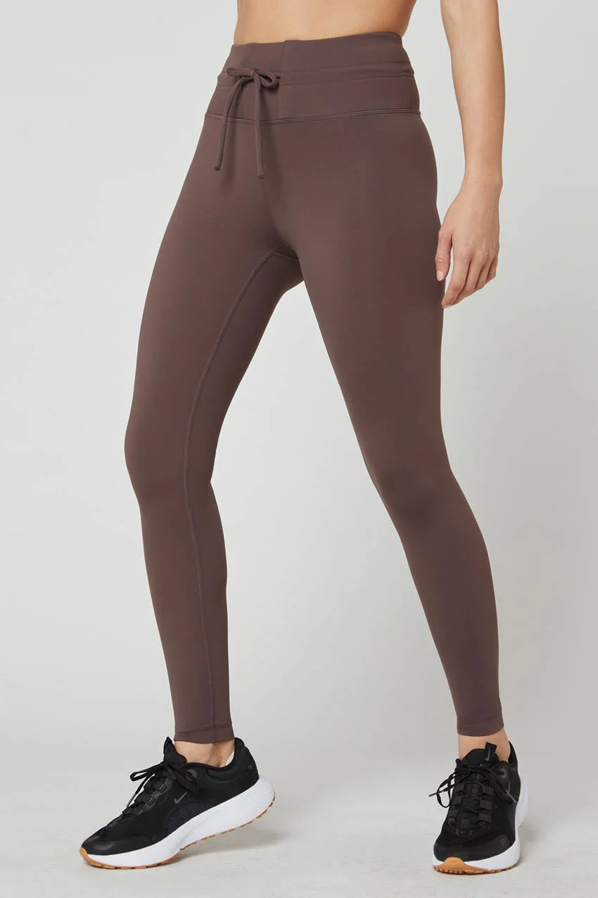Liliana Vital High-Waisted Full-Length Waistband Drawcord Legging | MPG Sport