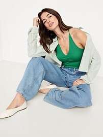 Racerback Crop Tank Top | Old Navy (US)