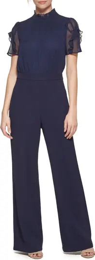 Vince Camuto Chiffon & Crepe Jumpsuit | Nordstromrack | Nordstrom Rack