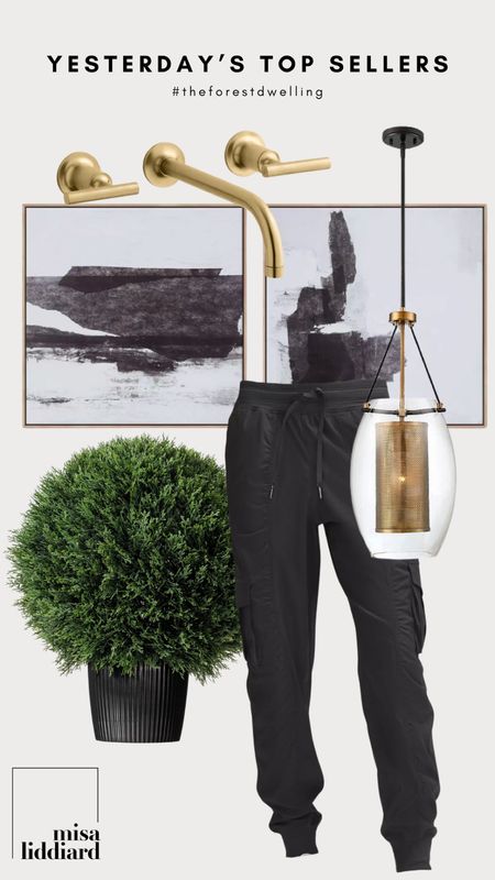 Sharing yesterday’s top sellers. The cargo pants from Lululemon are amazing quality. I have the wide leg pants and they are one of my favorites. The Dunbar pendant light is what we have throughout our hallway.

#LTKhome #LTKstyletip