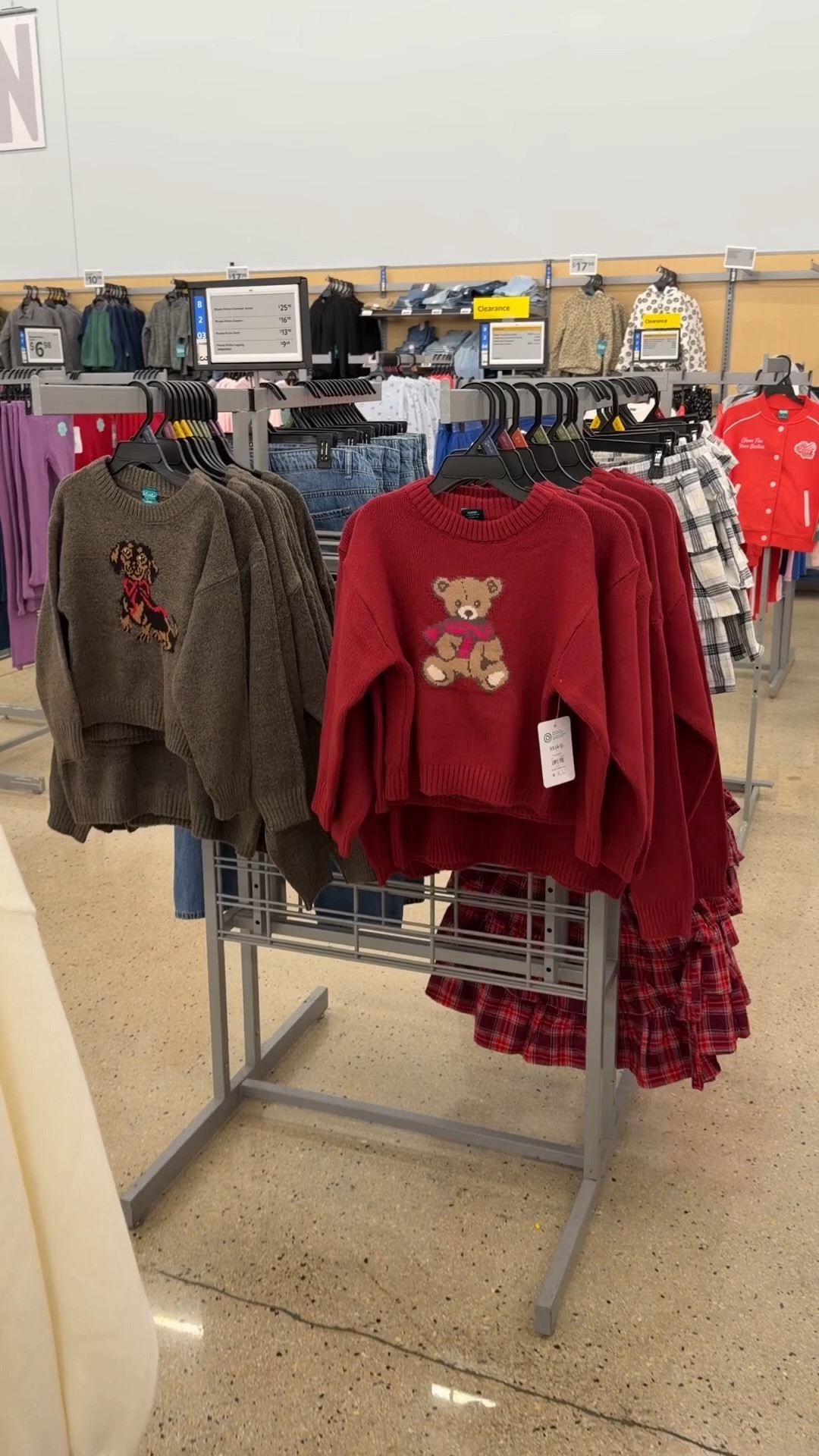 Cutest new little girls sweaters at Walmart! Soft too. #walmartkids