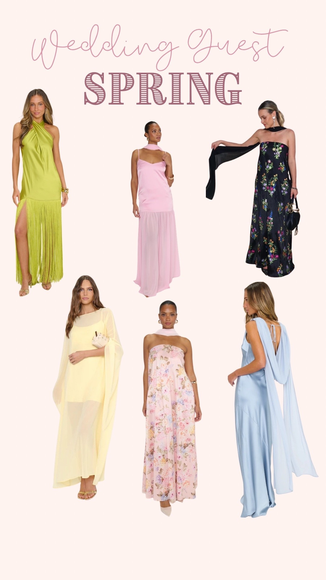 Spring Wedding Guest Dresses 🩵🌸

#LTKWedding #LTKootd
