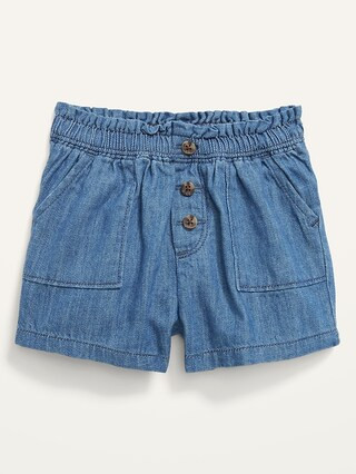 Chambray Pull-On Utility Shorts for Baby | Old Navy (US)