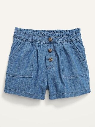 Chambray Pull-On Utility Shorts for Baby | Old Navy (US)