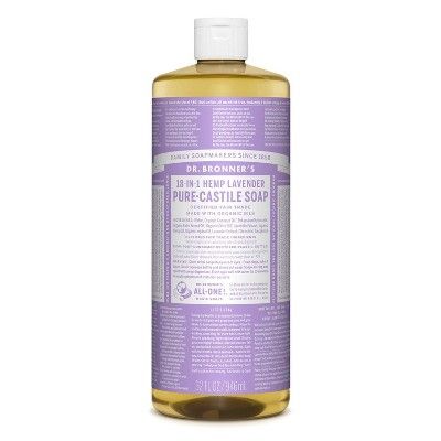 Dr. Bronner's 18-In-1 Hemp Pure-Castile Soap - Lavender - 32 fl oz | Target