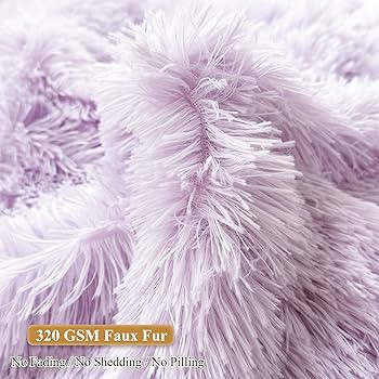 XeGe Faux Fur Comfy Bean Bag Cover for Living Room, Fluffy Stuffed Animal Storage Bean Bag Chair ... | Amazon (US)