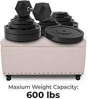 GOOD & GRACIOUS Storage Ottoman Bench 31.9 Inches Tufted End of Bed Storage Bench Foorest Foot St... | Amazon (US)