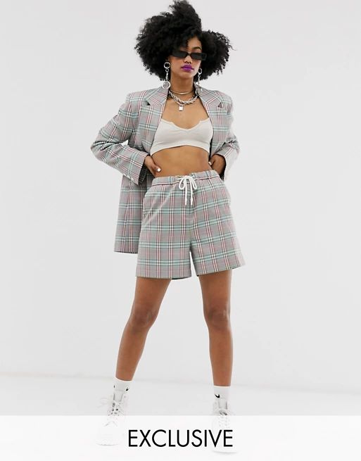 COLLUSION check tailored short | ASOS US