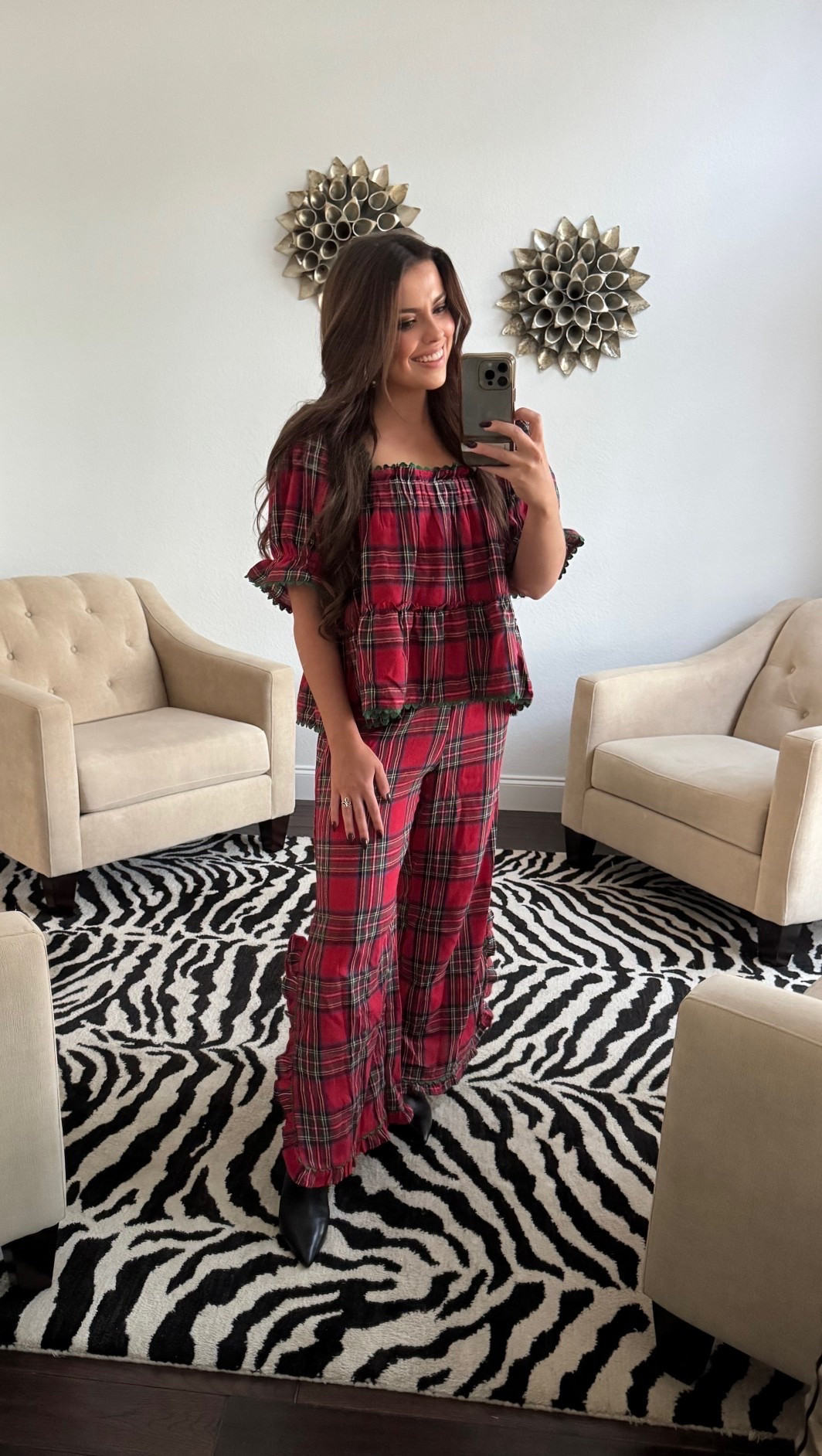 The perfect Christmas PJ set that can be worn as an outfit as well for any Christmas event! ✨ Happy Shopping! 

#LTKSeasonal #LTKHoliday #LTKFindsUnder50