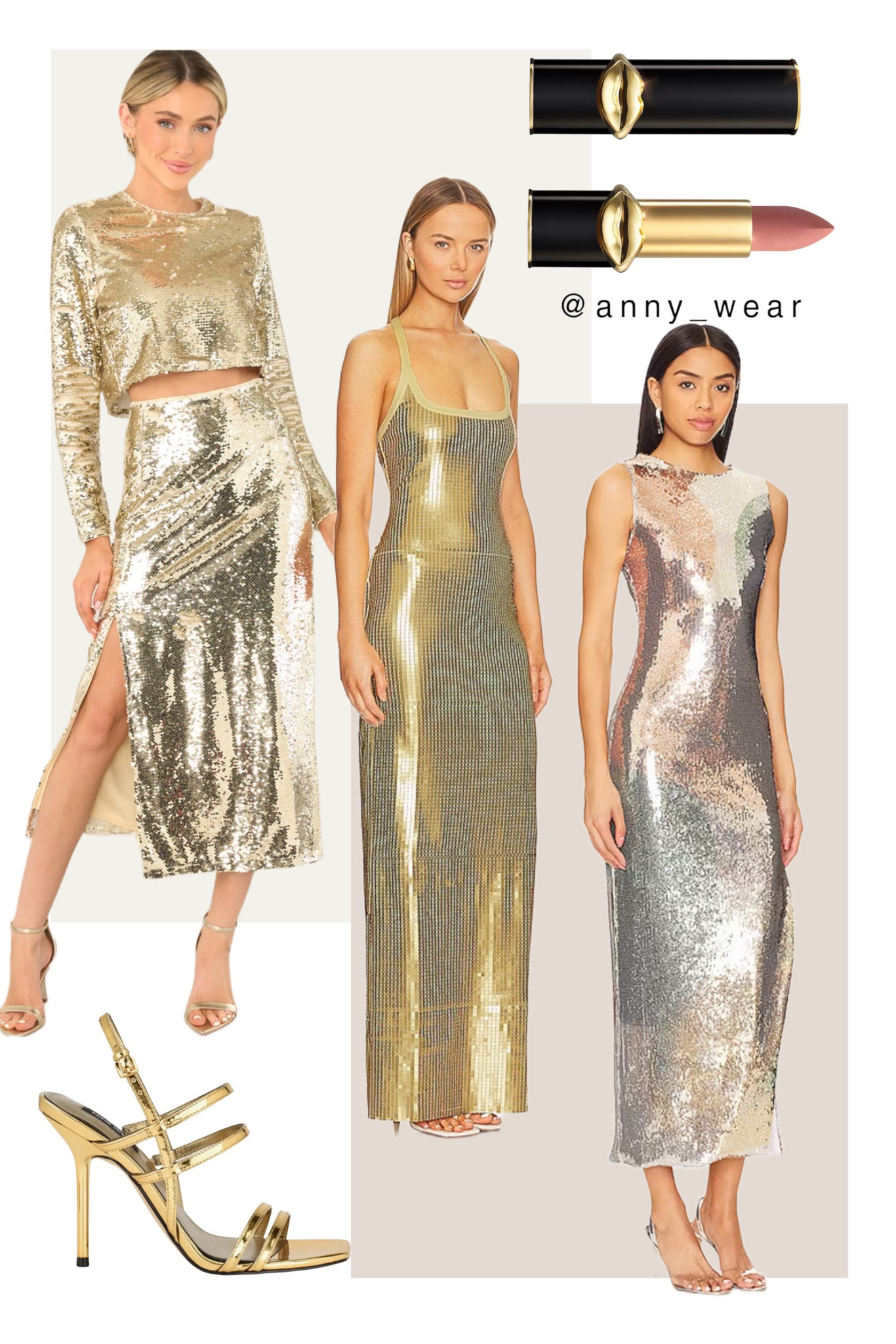 Sequin outfits 

Gold sequin top
Gold sequin skirt 
Gold Crop Top
Gold Midi Skirt
Pastel Yellow dress 
Gold longsleeve dress 
Silver Sequin Dress
Gold Slingback Sandal
Silver dress outfit 
Lipstick
Gold dress gold formal dress gold gown rose gold dress sequin dress sequin gold outfits gold sequin mini dress gold sequin midi dress silver dress metallic dress grey dress silver sequin dress gray dress silver outfit silver gown gray outfit grey outfit glitter dress bride bachelorette outfits glitter outfit anny wear black silver dress foil dress sequin dress sparkly dresses sparkle dress sparkle outfit glitter dress sequin outfit sequin gown sparkly gown maxi sequin dress long sequin dress sequin mini dress sequin embellished dress gown sequin dress midi sequin dress trendy disco dress vegas outfits vegas winter vegas day outfit vegas casual las vegas dress tank top black tube top black bandeau top black strapless top matching sets open back top party tops with jeans off the shoulder top square neck tank square neck top sleeveless turtleneck glitter top sparkle top sparkly top winter tops night out top sequin top vegas looks vegas fashion vegas concert night outfit night out outfit night out tops music festival outfit las vegas outfit music festival party tops going out tops festival looks winter concert dress  #LTKstyletip #LTKbeauty #LTKU #LTKshoecrush 


#LTKfindsunder100 #LTKparties #LTKwedding