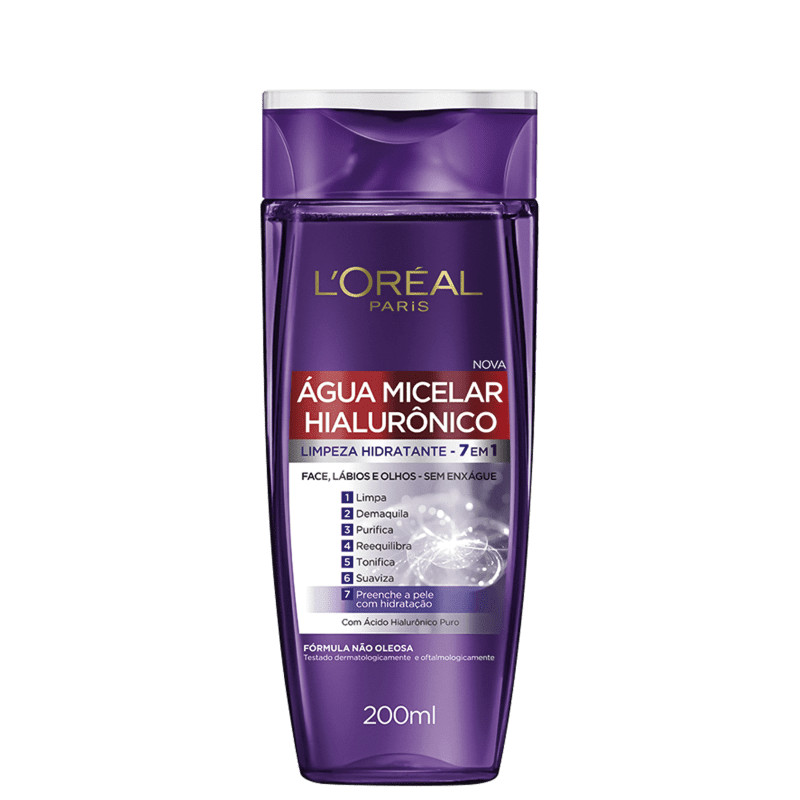Água Micelar L'Oréal Paris Hialurônico 200ml | Beautybox (BR)