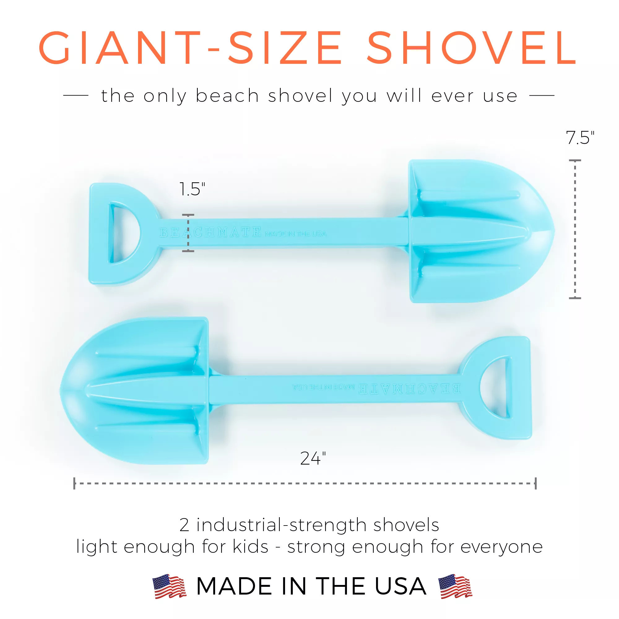 Beachmate Backbone Shovel, Sand | DICK'S Sporting Goods