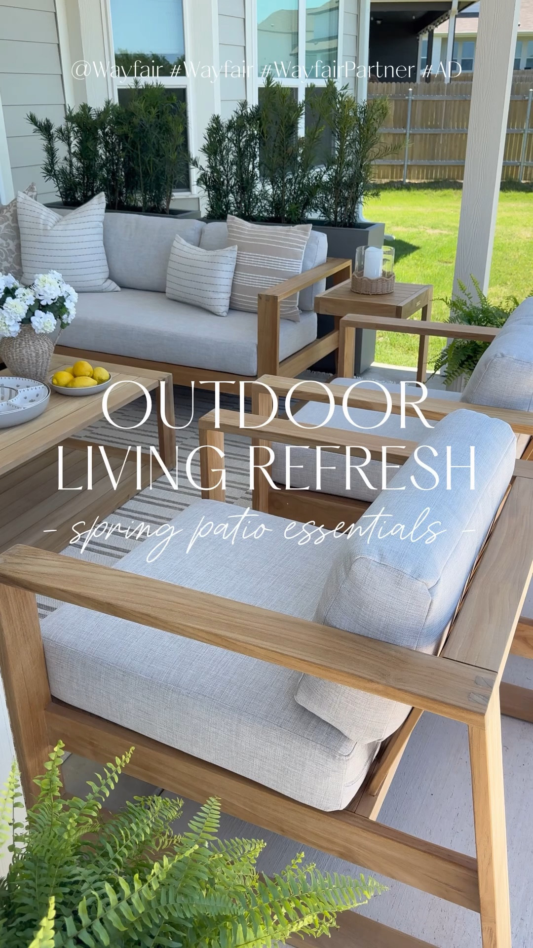 Spring Patio Refresh with @Wayfair #WayfairPartner ☀️🌴🏠

From patio sets to my favorite outdoor rugs, Wayfair is my top destination for shopping all things outdoors!

#Wayfair #AD

#wayfairfinds #patioseason #patioset
#outdoorrug #outdoordecor #springdecor #outdoordining #planterpots #garden #frontporch #patiorefresh

#LTKHome #LTKdayinmylife #LTKSeasonal