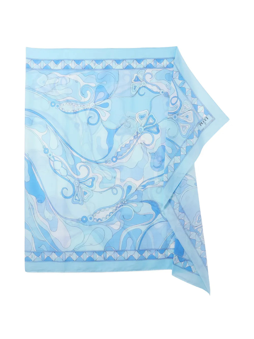 PUCCI orchid-print Sarong | Blue | FARFETCH | Farfetch Global