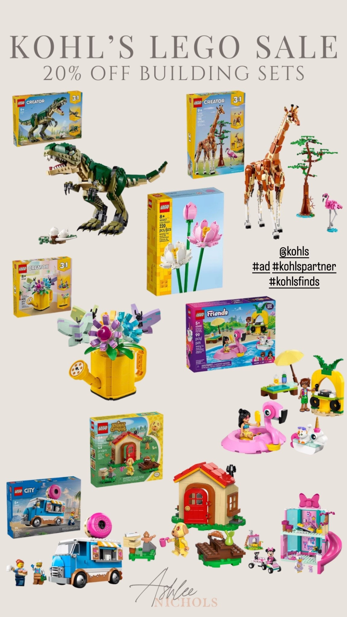 Kohl’s Lego Extravaganza happening now! Take 20% off Lego building sets

@kohls  #ad #kohlspartner #kohlsfinds

#LTKKids #LTKSaleAlert