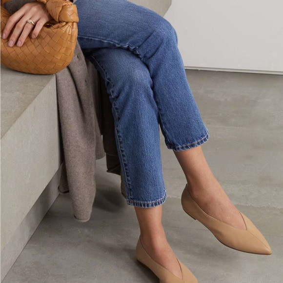 Aeyde Moa Pointed Toe Flat hazelnut 38 | Poshmark