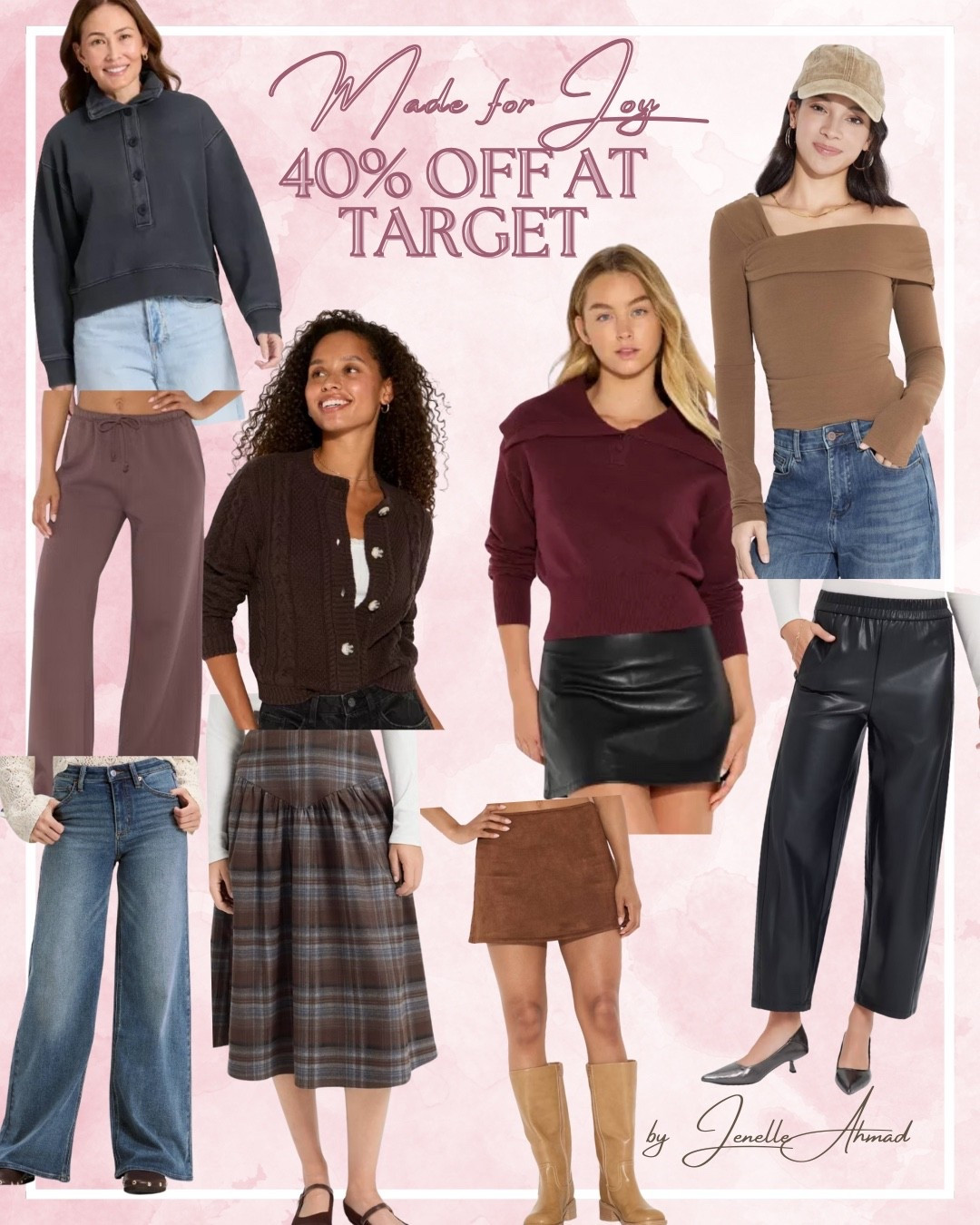 40% off at target! 3 DAYS ONLY!! What catches your eye this fall?! I love the plaid skirts and cardigans! The sweater in the top left is a perfect dupe from a high retailer and is SO cozy! 

#LTKSeasonal #LTKSaleAlert #LTKGiftGuide