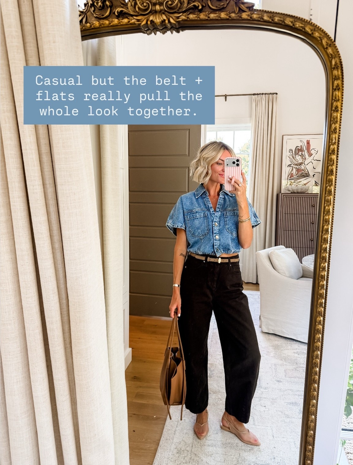 I can’t tell you how many times I have pulled for both this denim shirt & these brown barrel jeans! And, these mesh slingback flats are becoming a new go-to shoe! Wearing S/4!

Loverly Grey, fall outfit inspo, barrel jeans, brown jeans, denim shirt, Target

#LTKSeasonal #LTKootd