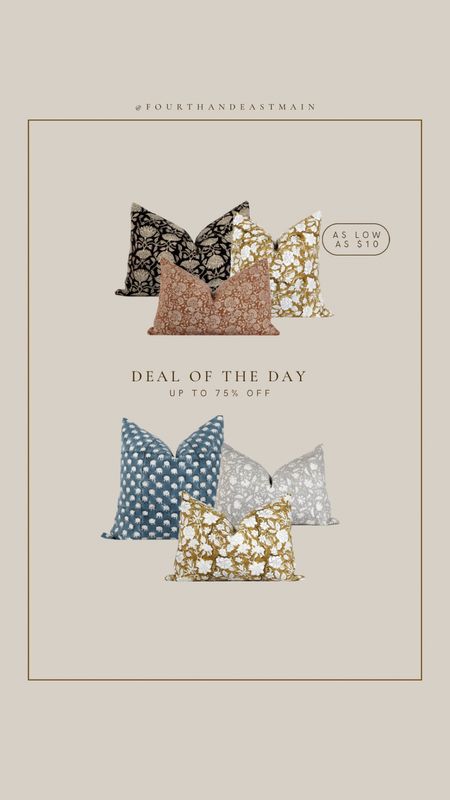 deal of the day // pillows as low as $10!

#LTKhome