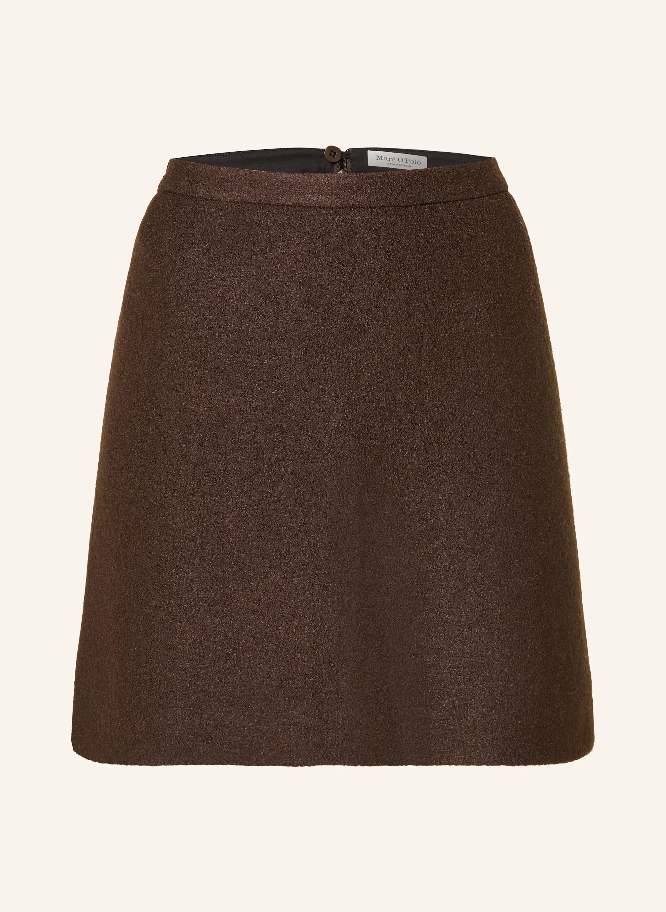 Marc O'Polo Bouclé-Rock in braun | Breuninger (DACH)