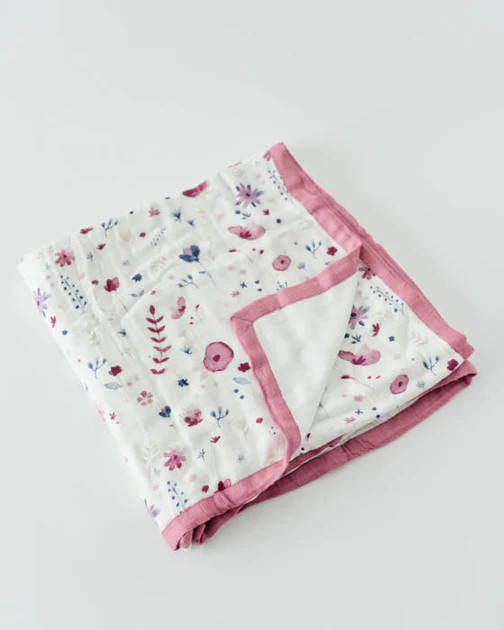 Original Deluxe Muslin Quilt - Fairy Garden | Little Unicorn