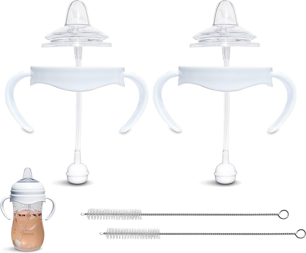 Sippy Cup Conversion Kit for Philips Avent Natural Baby Bottle | 2-Count | with Soft Silicone Sip... | Amazon (US)