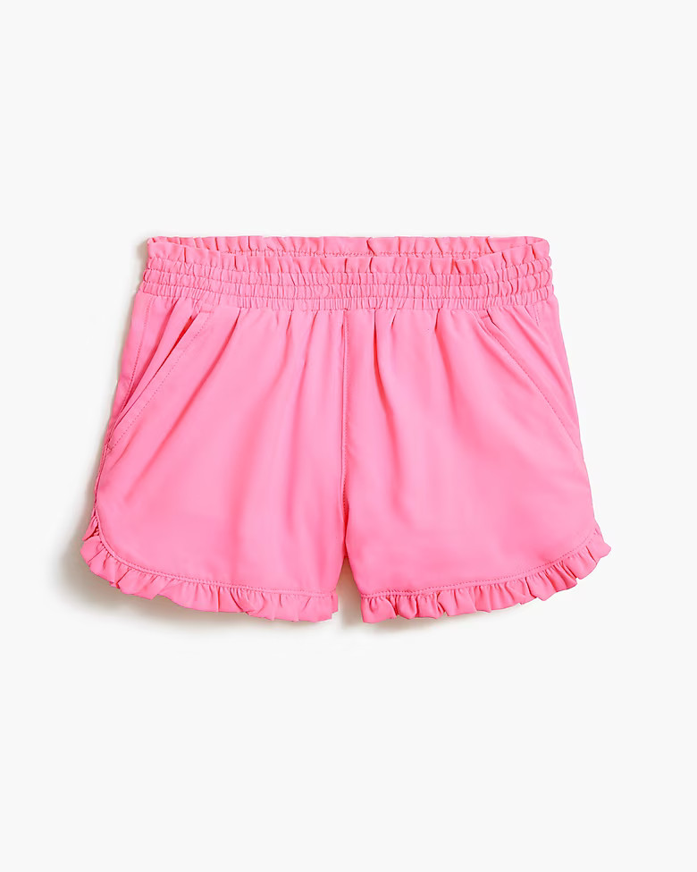 Girls' ruffle-hem active short | J.Crew Factory