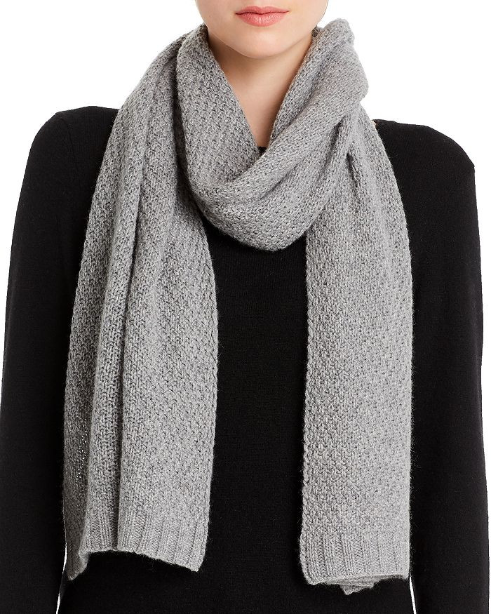 C by Bloomingdale's Waffle-Knit Cashmere Scarf - 100% Exclusive  Back to Results -  Jewelry & Acc... | Bloomingdale's (US)