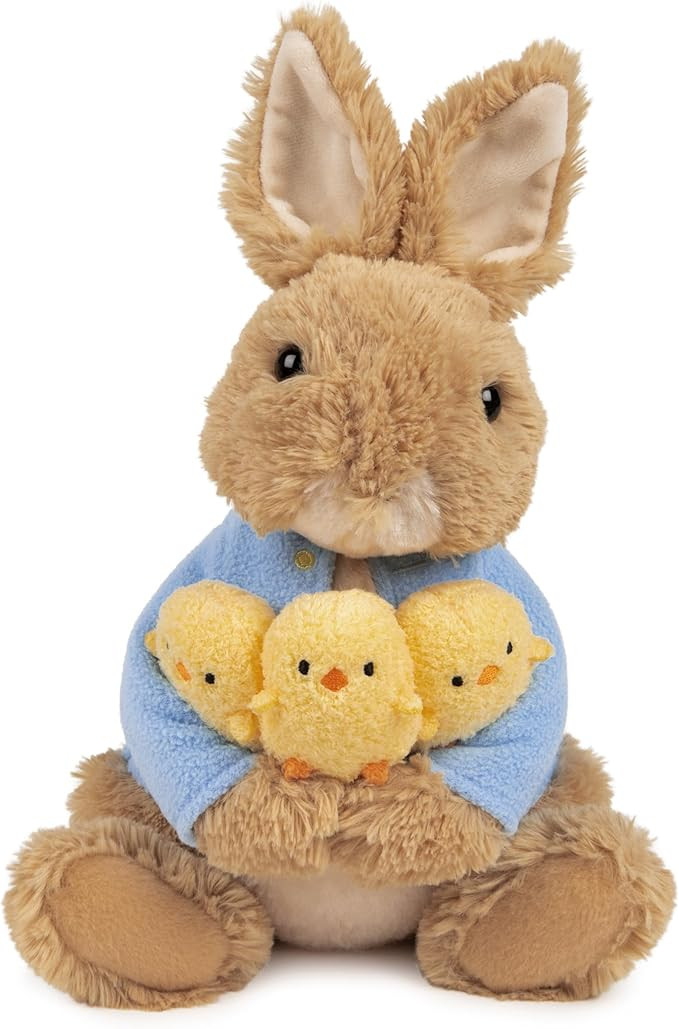 GUND Beatrix Potter Peter Rabbit Holding Chicks Plush, Valentine's Gift, Stuffed Animal for Ages ... | Amazon (US)