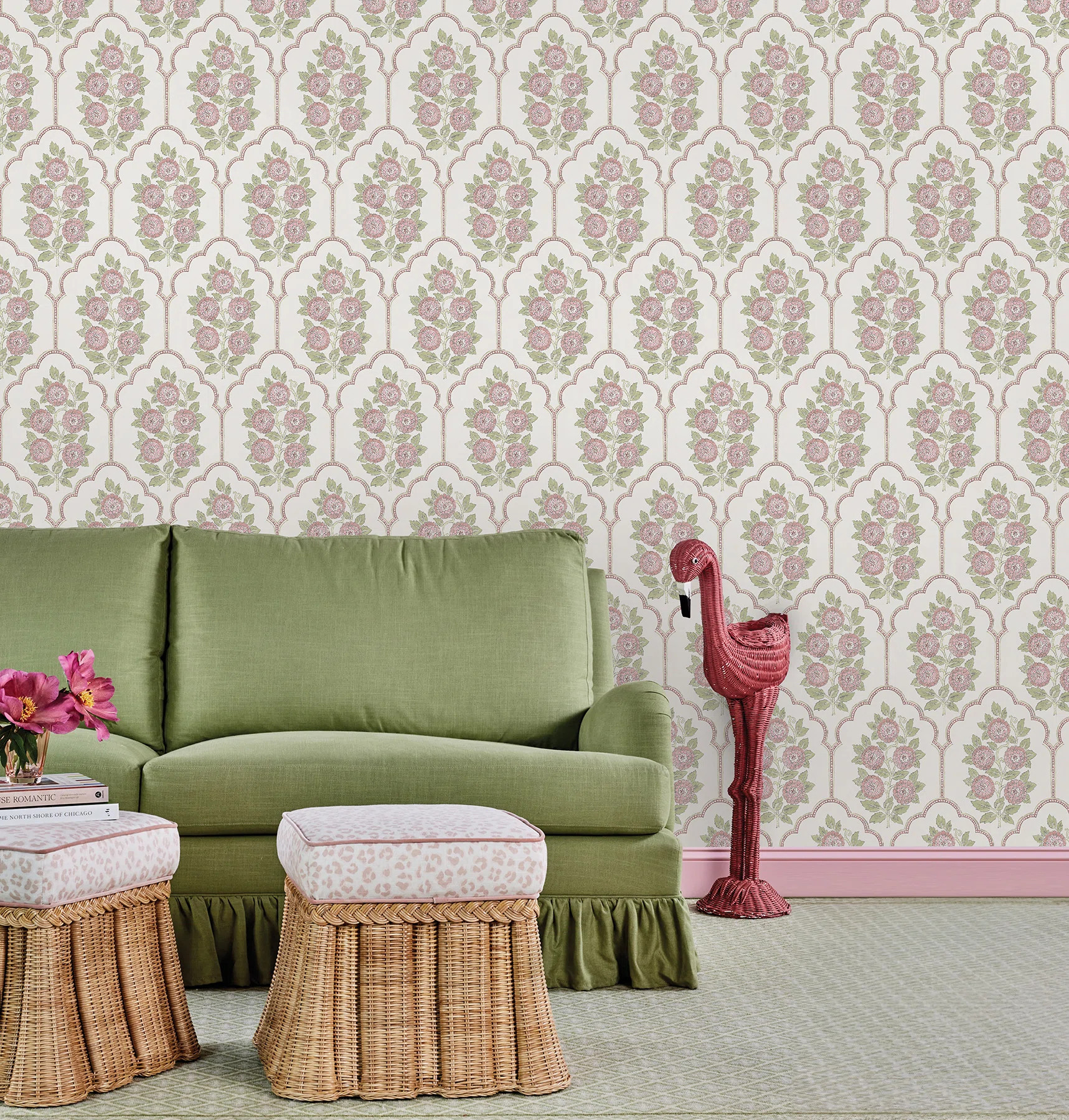 Peel & Stick Floral Roll | Wayfair North America