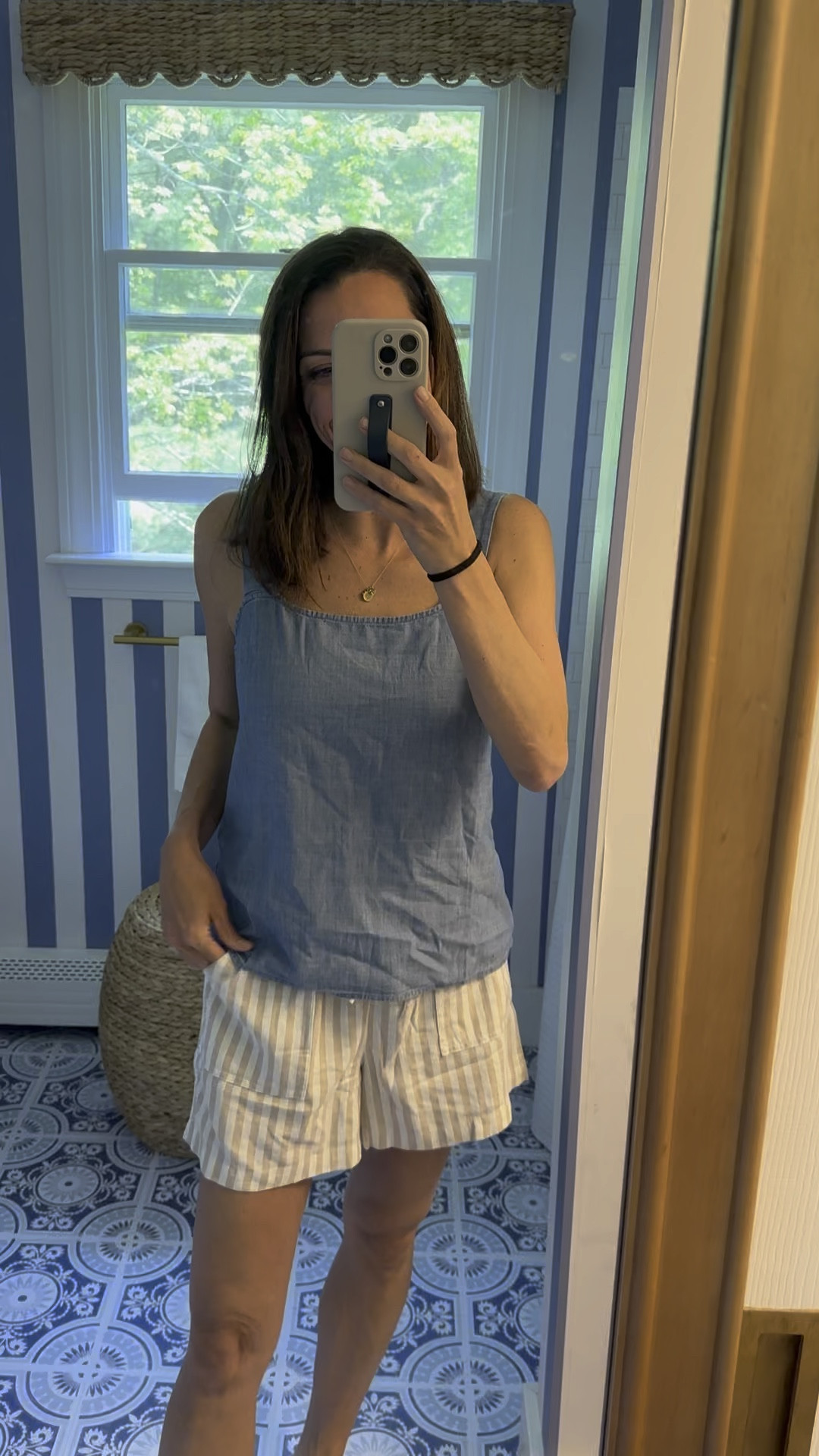 Versatile chambray top  

#LTKSeasonal #LTKStyleTip #LTKSaleAlert