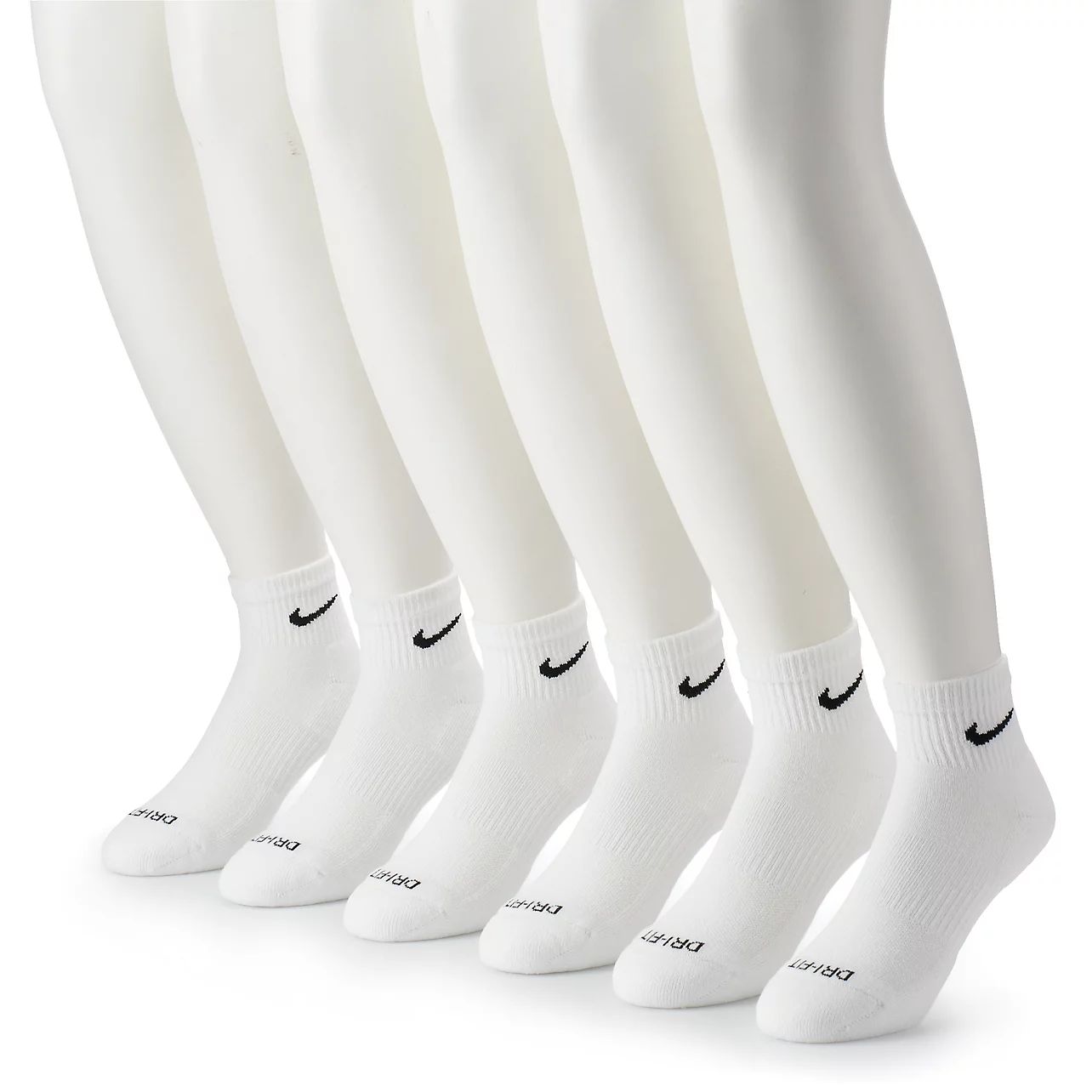 Men's Nike 6-pack Everyday Plus Cushion Ankle Training Socks | Kohl's