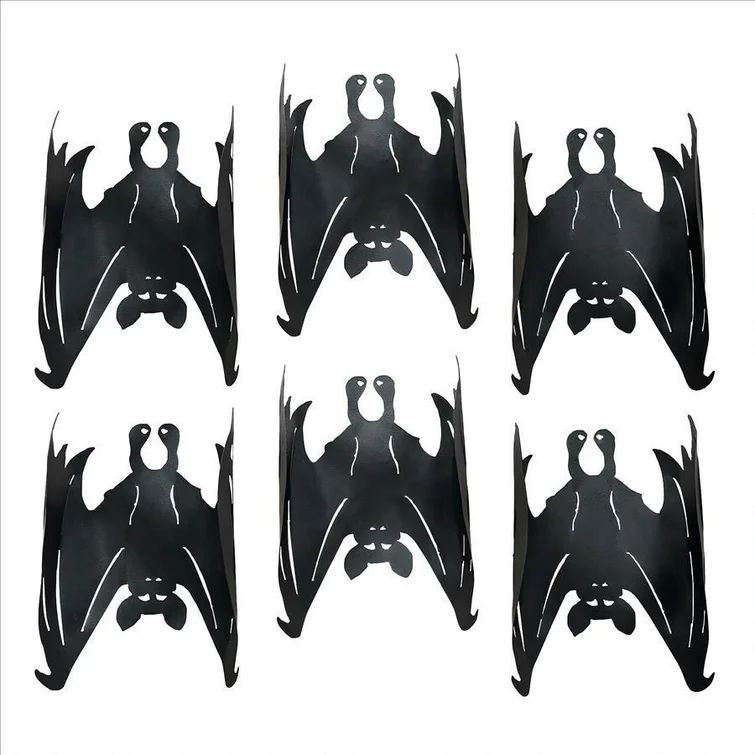 Dark Side Metal Vampire Bat (Set of 6) | Wayfair North America