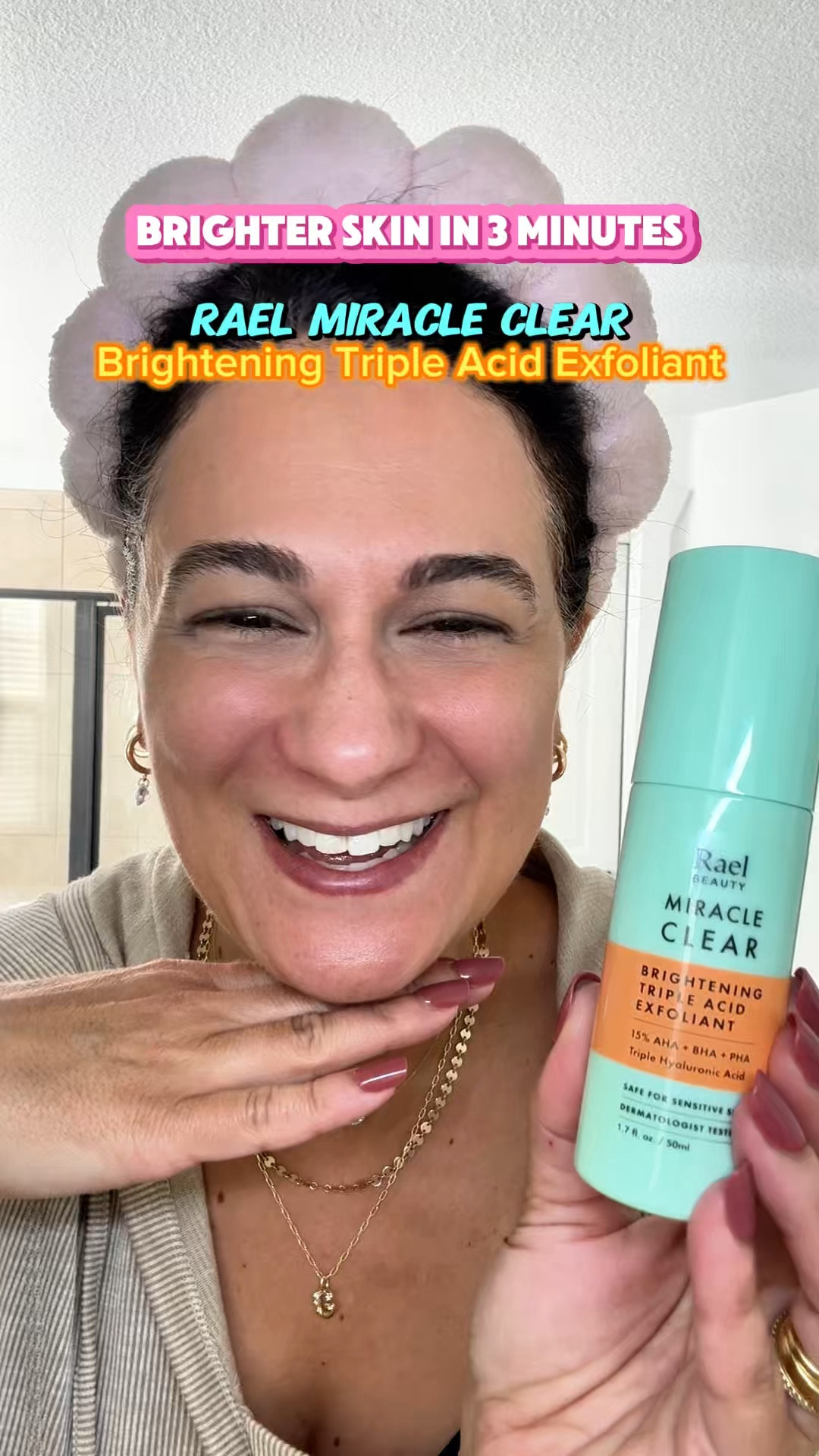 Brighter skin in just 3 minutes? Yes, please! 🌟 Meet my new skincare must-have: @get_rael Miracle Clear Brightening Triple Acid Exfoliant. Perfect for sensitive skin & serious glow-up goals! ✨


#RaelBeauty #MiracleClear #TripleAcidExfoliant #SkincareRoutine #AtHomeFacial #GlowingSkin #DarkSpotSolution #SensitiveSkinSafe #SkincareEssentials #explore #explorepage #getrael #raelbeauty #skincare #skincaresunday #skincareproducts #koreanskincare #ultabeauty #skincare #exfoliante #exfoliant #kbeauty #beauty #acnetreatment #raelbeauty #rael #exfoliation #grwm #skincareforbeginners #beautyfinds #beautybloggers #beautyproducts

#LTKGiftGuide #LTKFindsUnder50 #LTKBeauty