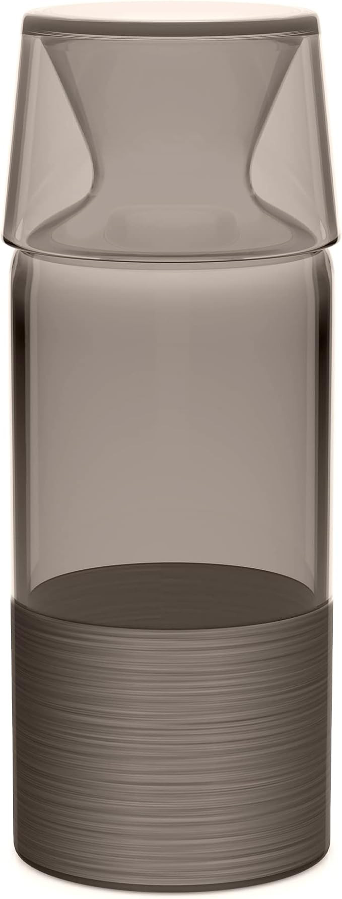 Rakle Bedside Water Carafe – 23.6oz Water Carafe and Glass – Black Colored Glass Water Pitche... | Amazon (US)