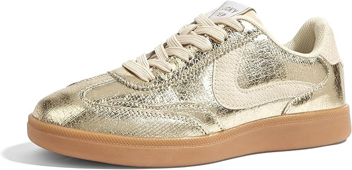 LUCKY STEP Women's Retro Fashion Sneakers Walking Shoes Skate Shoes | Amazon (US)