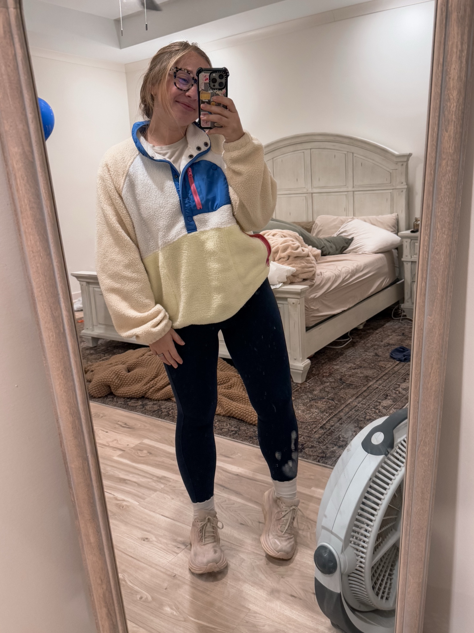 Casual winter outfit - leggings outfit - fleece pullover - Amazon style - Hoka bondi 8

#LTKMidsize #LTKSeasonal #LTKActive