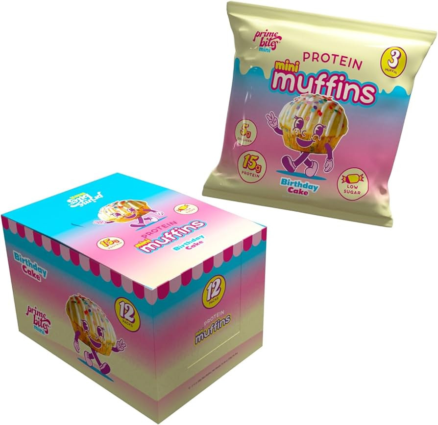 Prime Bites Minis | Protein Mini Muffins from Alpha Prime Supplements | High Protein, Collagen Fo... | Amazon (US)