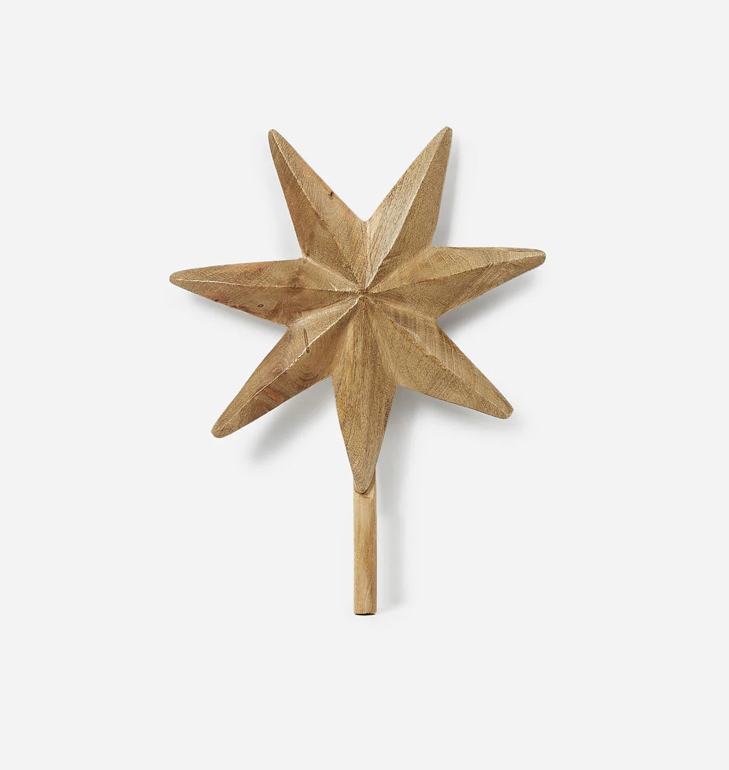 Seven Point Star Tree Topper | Amber Interiors