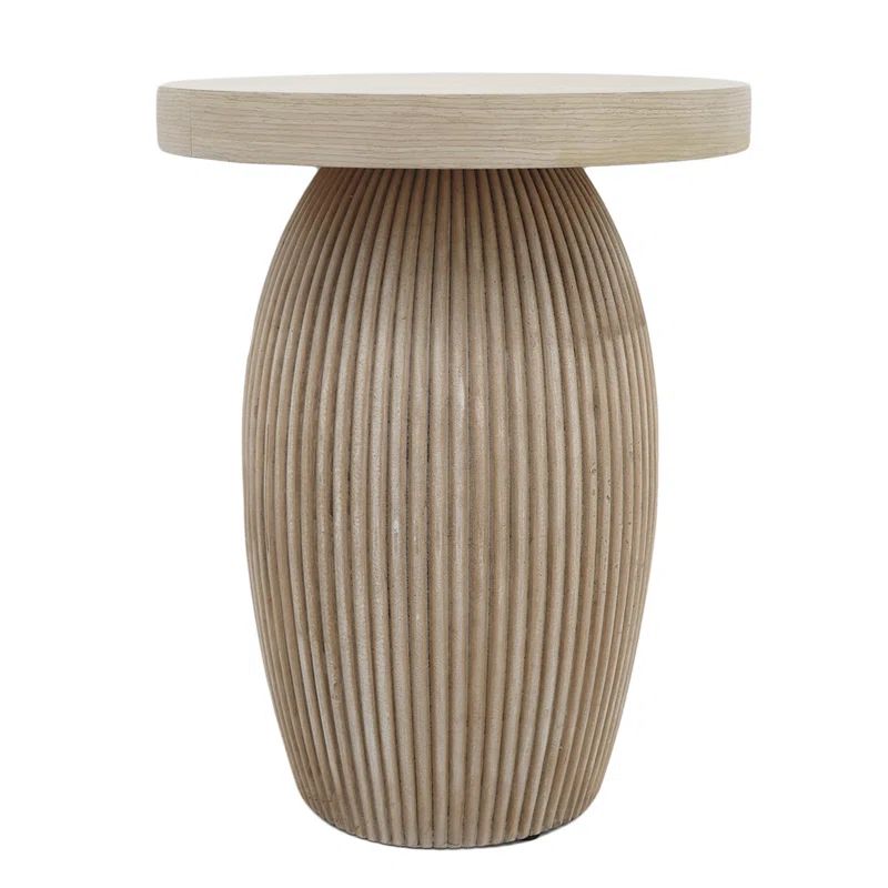 Anraj 20.5'' tall Drum End Table | Wayfair North America