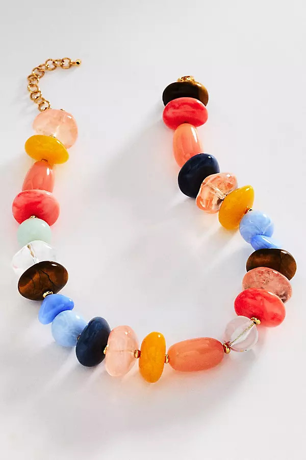 Vibrant Mixed Stone Necklace | Anthropologie (US)