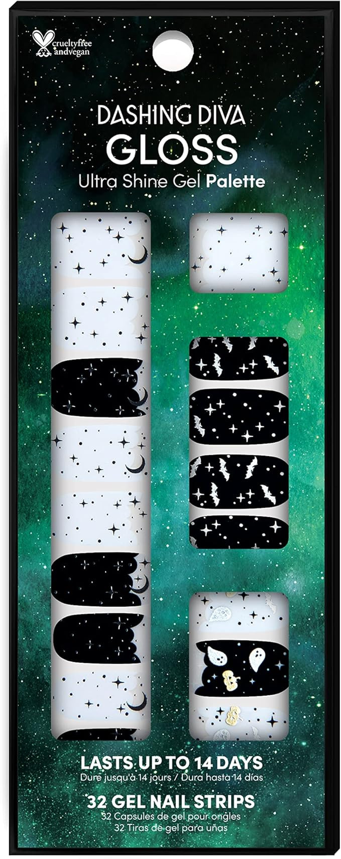 Dashing Diva Gloss Halloween Nail Strips - Spell on You | UV Free, Long Lasting, Cute Halloween G... | Amazon (US)