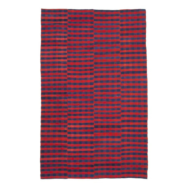 Vintage Red Kilim Rug | Chairish