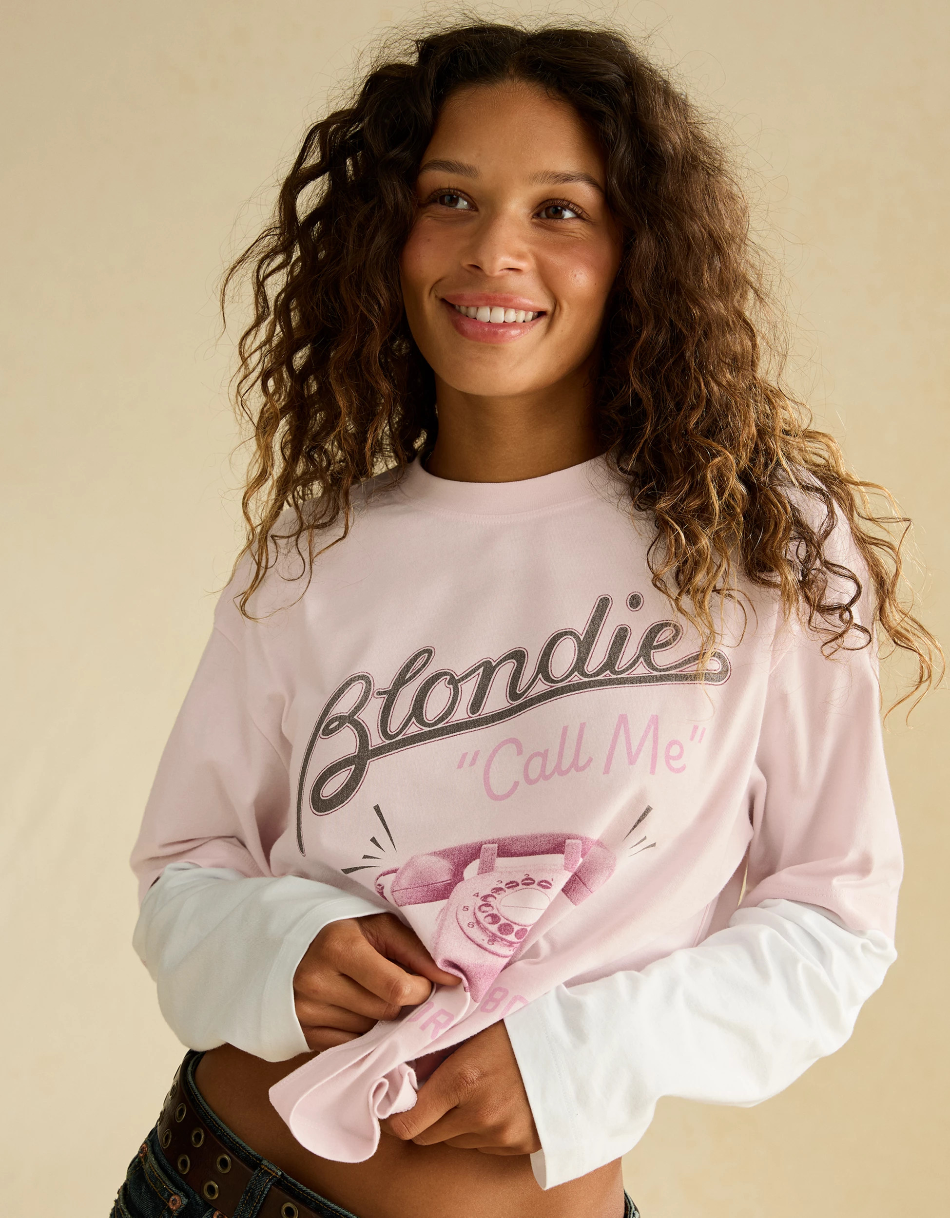 AE Twice As Nice Blondie Graphic T-Shirt | American Eagle Outfitters (US & CA)