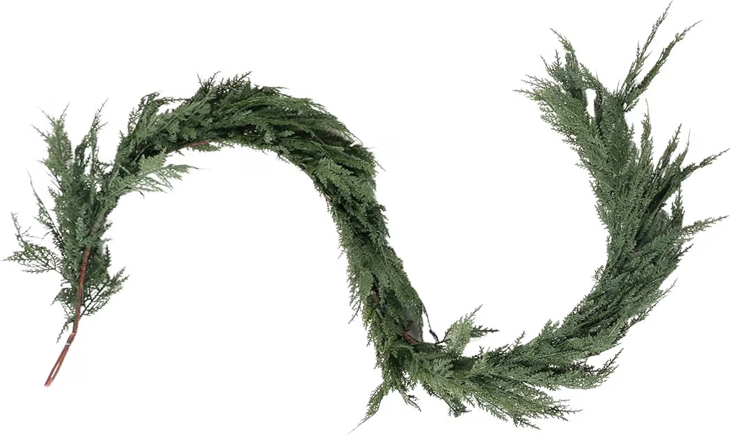 Norfolk Pine Christmas Garland - Real Touch Pine Garland, Green Artificial Greenery Garland for H... | Amazon (CA)