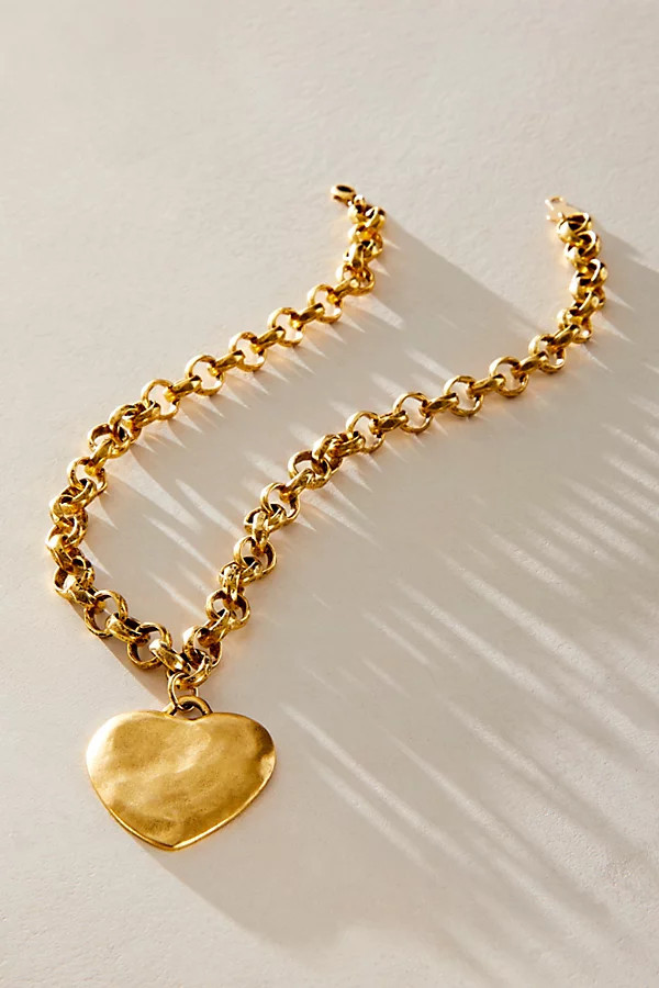 Bracha Short Puffy Heart Necklace | Free People (Global - UK&FR Excluded)