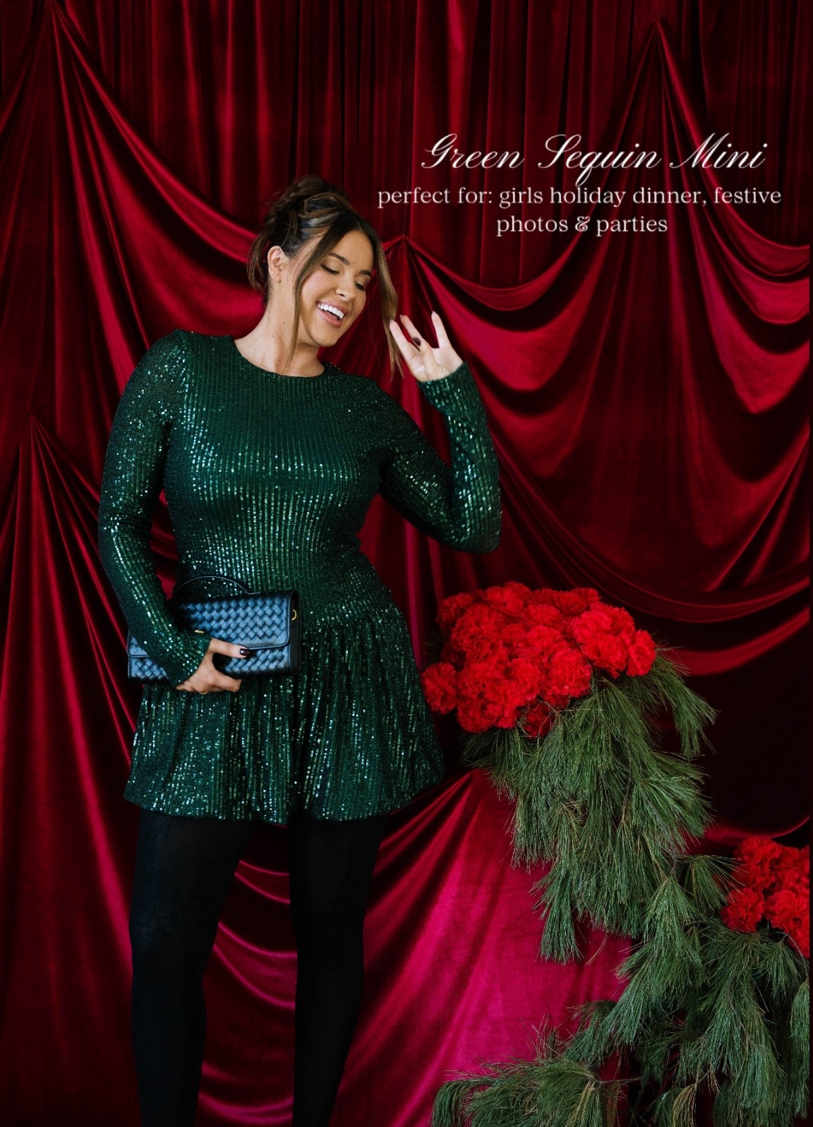 Holiday sequin green mini dress! Wearing XL. 🎁🎄✨

#LTKHoliday