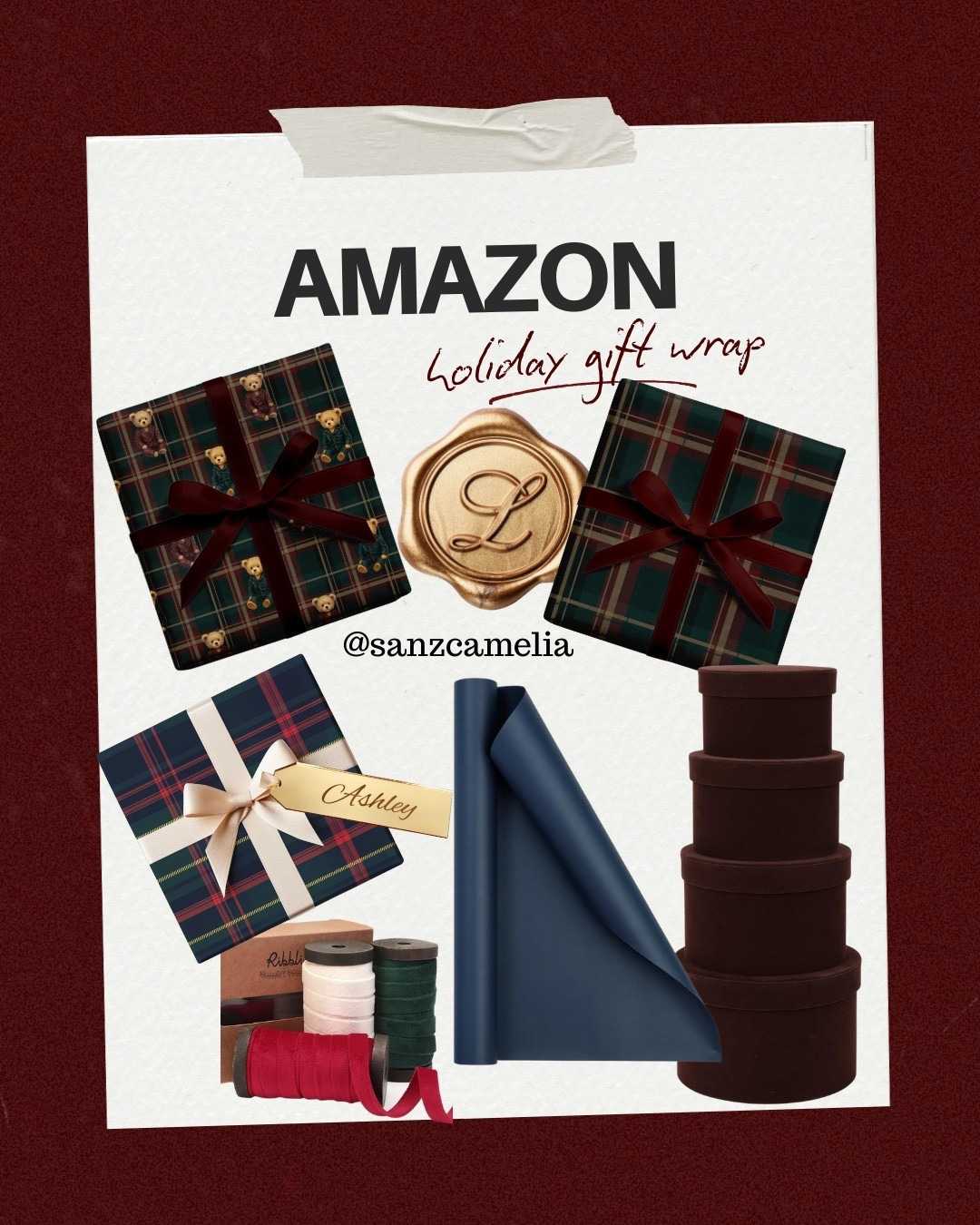 Elevate your gift game with these stylish wrapping options. Perfect for the holiday season! #giftwrapping #holidaycheer

#LTKSeasonal #LTKGiftGuide #LTKHoliday